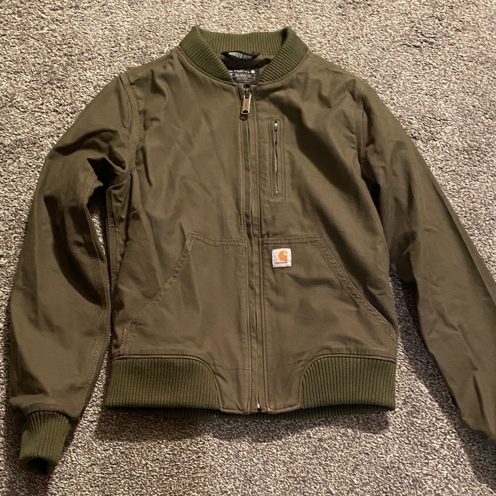 Carhartt woman’s Green Bomber Jacket